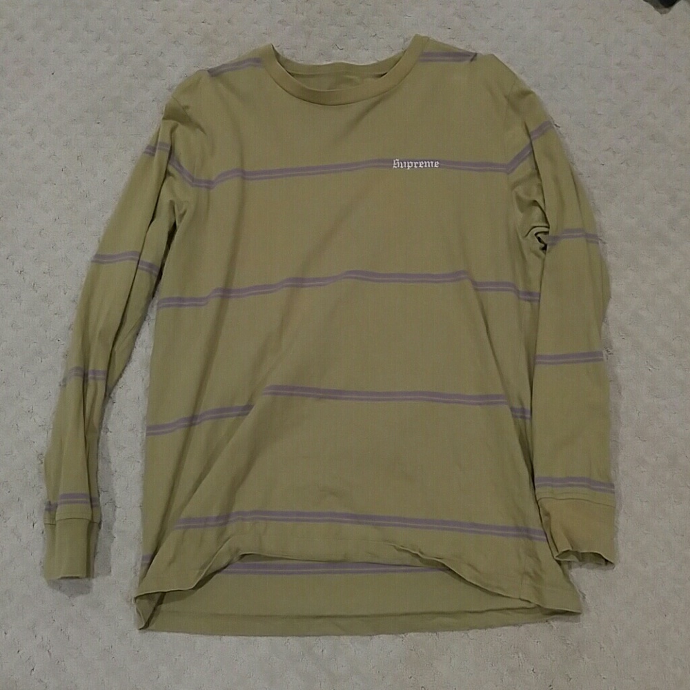Supreme Striped L/S Top